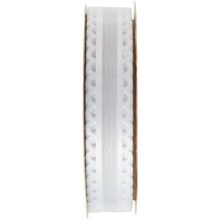 Offray Ribbon 5/8 inch White Options 9 Feet Craft Gift