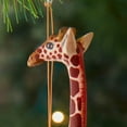 thumbnail image 4 of Painted Wood Giraffe Christmas Ornament, 4 of 4
