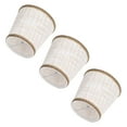 thumbnail image 3 of Slatcetga 3Pcs Small Lamp Shades Hand Crafted Exquisite Soft Lightweight Dustproof High Luminousness Table Lampshade, 3 of 8