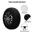 thumbnail image 4 of Cute Cartoon Spider Man Spare Tire Cover Wheel Protectors For Trailer Rv Suv Truck Camper Travel Fits For Tire Diameter 14 Inch, 4 of 7