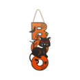 thumbnail image 1 of Halloween Decorative Hanging Ornament  Bat Pumpkin Ghost Sign, 1 of 8