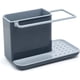 thumbnail image 1 of Grey Caddy - Organizador/almacenamiento para fregadero con escurridor integrado, soporte para esponja, cepillo, líquido lavavajillas y paño de cocina, extraíble, tamaño normal, 1 of 5