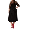 thumbnail image 2 of Vestido Elegante Fiesta Casual Mujer Dama Talla Extra Plus DaraBaby  Vest090, 2 of 4
