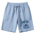 thumbnail image 4 of XINPING Men Plus Size Swim Trunks Casual Hawaiian Print Quick Dry Spring Break Swim Trunks with Pockets Upf 50+ Sun Protection Summer Swimwear, 4 of 5