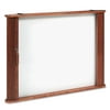 Best-Rite Conference Room Cabinet, Magnetic Dry Erase Board, 44 x 4 x 32, Medium Oak