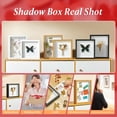 thumbnail image 2 of Eqkasio 8x10 Shadow Box Picture Frame Display Cases with Soft Linen Back, Black Deep Shadow Memory Box Frame 8x10 for Birthday Wedding Pet Graduation Items Flower Craft Ticket Photo(Black), 2 of 7