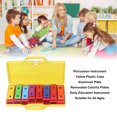 thumbnail image 3 of Colorful Resonator Bell, 8 Note Colorful Resonator Bell Plastic Case Clear Sound Removable Plate Early Education Aluminium Plate  For Kids For Home, 3 of 8