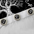 thumbnail image 4 of Homewish Bohemian Tree Of Life Curtains Pack of 2 (42x84 Each) For Female Men Teens,Universe Galaxy Curtains Blackout,Black White Bedroom Curtains,Ultra Soft Home Decor, 4 of 6