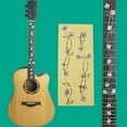 thumbnail image 4 of The Rattan Flower Pattern Guitar DIY Fretboard/Fret Inlay Stickers Decor, 4 of 8