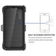 thumbnail image 3 of Ebizware Case for Samsung Galaxy A14 5G with [Built-in Screen Protector] Holster Belt Clip Military Grade Heavy Duty Protection Kickstand Defender Cover for Galaxy A14 5G - Black, 3 of 8