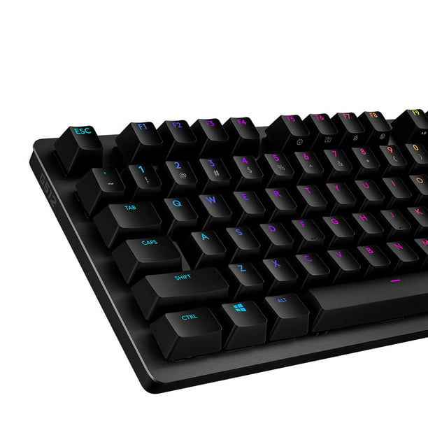Logitech G512 CARBON LIGHTSYNC Mechanical Gaming Keyboard with GX Brown switches USB passthrough - Tactile - Walmart.com