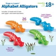 thumbnail image 6 of Learning Resources Snap-n-Learn Alphabet Alligators Toddler Toys Preschool ABC, Ages 18 Months+, 6 of 8
