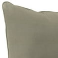 thumbnail image 6 of Jordan Manufacturing Sunbrella 46.5" x 24" Canvas Taupe Solid Rectangular Outdoor Deep Seat Chair Cushion Set with Welt, 6 of 11