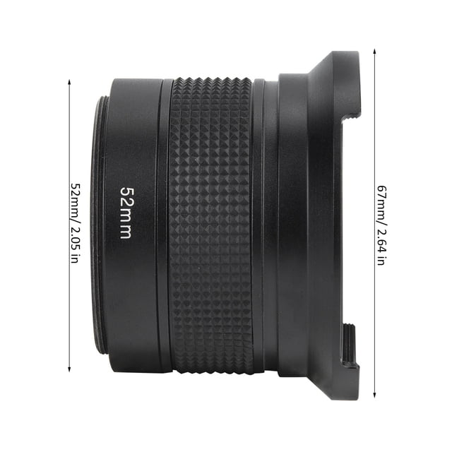 Kit de Lente de Cámara de de de de de de de de de 52 mm 0.35x Con Bolsa de Almacenamiento, Para Slr y Cárras Digitales