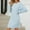 Sky Blue, variant on Fall Dresses For Women 2025 Sevevn Womens Solid Color Crew Neck Dress Vacation Loose Dresses Fitted Short Dress with Pockets