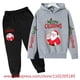 thumbnail image 3 of Conjunto de sudadera con capucha navideña, ropa para niños, chándal con capucha para niñas, sudadera de Papá Noel para niños, 2 piezas, ropa para niños de Stranger Things, 3 of 5