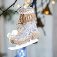 thumbnail image 5 of CuiLiyq Christmas Simulation Foam Boots Hanging Decoration, Glittering Christmas Boots for Indoor and Outdoor Family Festival Party Fireplace Christmas Tree Hanging Decoration, Silver, 5 of 6