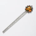 thumbnail image 5 of Thanksgiving pumpkins leaves Book Accessories: Vintage Silver Lace-Edged Bookmark - a Gift for Readers and Book Lovers, 5 of 5