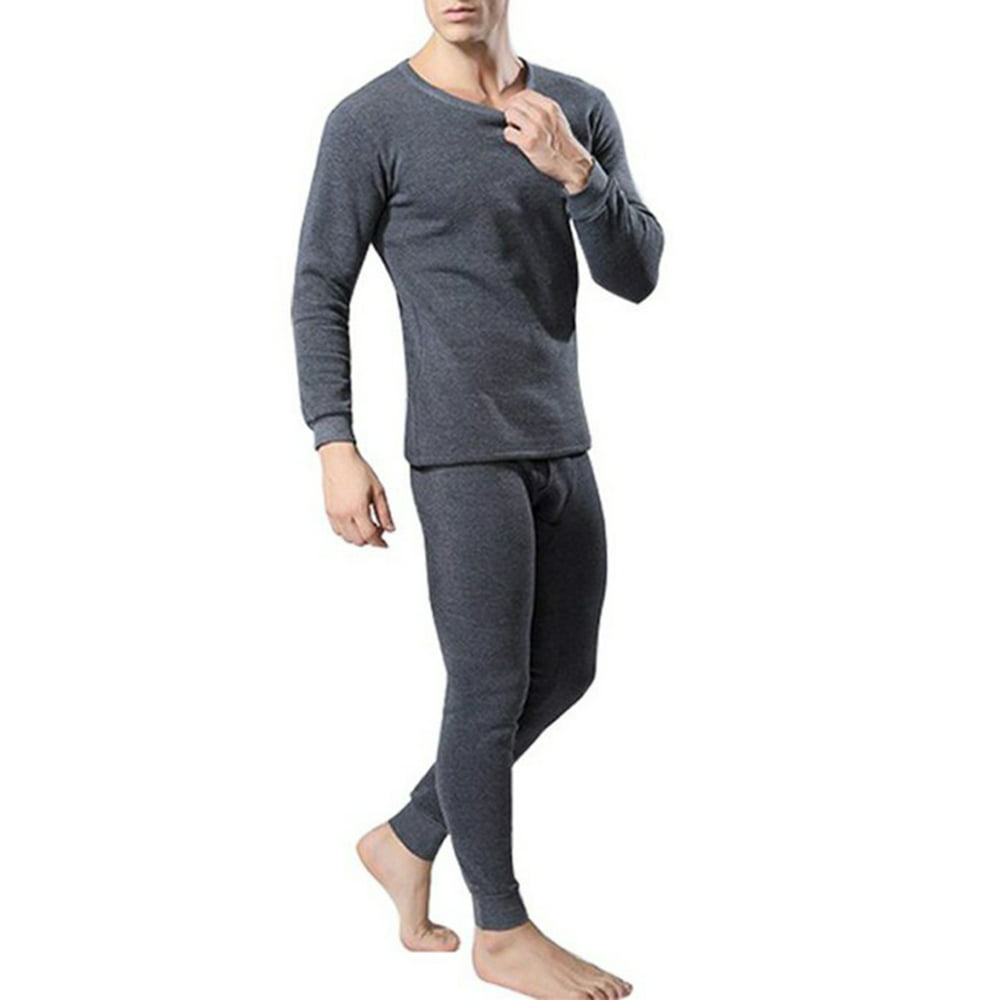 dailymall - Men's Slim Fit Thick Thermal Winter Inner Warm Tops+Long ...