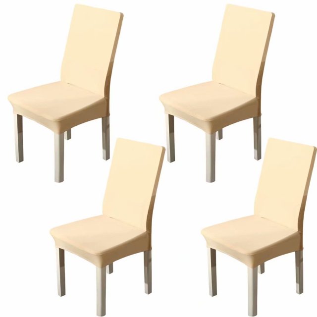 4PCS Stretch Removable Washable Dining Room Chair Protector Slipcovers/Home Decor Dining Room Seat Cover Multiple Styles