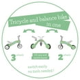 thumbnail image 5 of Chillafish Bunzi "FAD" Limited Edition Gradual Balance Bike and Tricycle, 2-in-1 Ride on Toy for 1-3 Years Old, Toddler Tricycle and Adjustable Lightweight Balance Bike in 1, Girafitti, 5 of 8