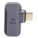 thumbnail image 3 of Adaptador magnético USB C 100W carga rápida 40Gbps 8K Plug and Play USB C a C adaptador magnético de ángulo recto, 3 of 8