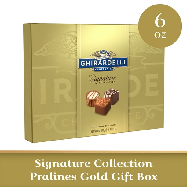GHIRARDELLI Signature Collection Fine Assorted Chocolates Gift Box, 6