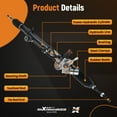 thumbnail image 5 of maXpeedingrods Hydraulic Power Steering Rack and Pinion for Infiniti FX35 3.5L 2009-2012, QX70 3.7L 2014-2017, FX50 5.0L 2009, FX37 3.7L 2013, Replace 49001-1CA0A, 49001-1CA0B, 5 of 10