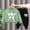 Green, variant on Girls' Black Graphic 2-Piece Tracksuit Set - Sweatshirt & Jogger Pants,Size 2-3T