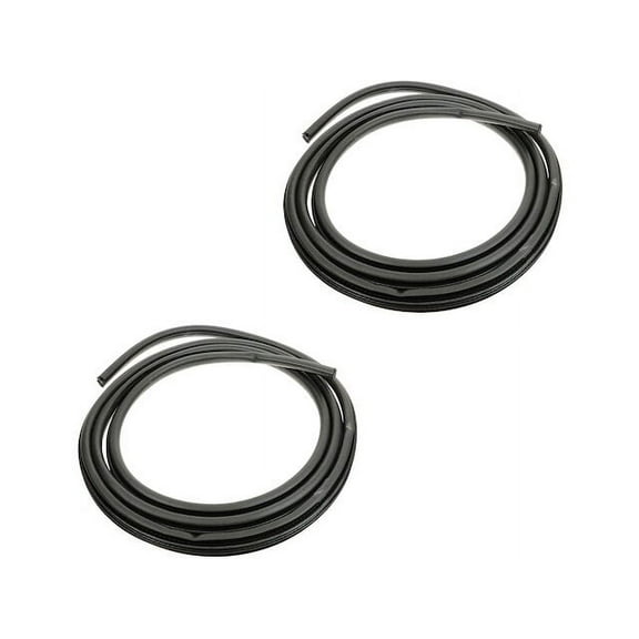 Door Seal Set 2 Piece Set - Compatible with 1997 - 2003 Ford F-150 Extended Cab Pickup 1998 1999 2000 2001 2002