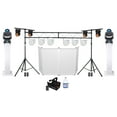 thumbnail image 1 of DJ Package w/Totem Stands+Facade+(6) Pars+(6) Moving Heads+LED Fogger+Truss Bar, 1 of 11
