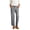 Gray, variant on Women's Suit Pants Slim Fit Summer Button Business Straight Wide Leg Trouser Pants with Pockets Black S(S)