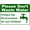 Warning Sign 4, variant on Don T Waste Water Tin Sign 8"x12" - Easy To Read & Sturdy, Keep Out Sign