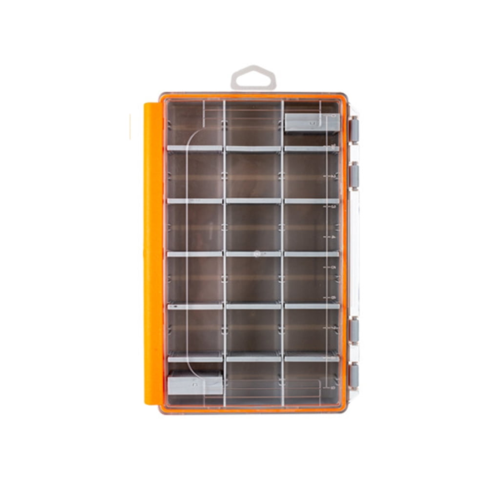 Lure Storage Box Waterproof Organizers Fishing Tackle Box Portable Storage Tray Clear Lid Tray Box Baits Separator