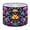 Color 3, variant on Drum Lamp Shade Vibrant Floral Pink Purple Blooms Black Lampshade for Table Lamps Floor Lamps Pendant Light 13"x13"x10" Replacement Linen Large Lamp Shade Easy Assembly