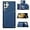 Blue, variant on Creative Business PU Leather Phone Case for Samsung Galaxy S21 S20 Ultra Plus FE Lite with Card Holder Case Card Slots Bracket Function Durable Shockproof Cover Blue