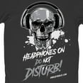 thumbnail image 2 of Headphones On Do Not Disturb Muscle Skullz Men's T-Shirt (Small), 2 of 4