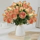thumbnail image 5 of Paquete de 6 Ramos de Rosas Artificiales, Decoración Realista de Plástico para Bodas y Hogar, Pequeños Arreglos Florales Frescos En Rojo, Rosa, Azul, Naranja, Amarillo y Blanco, 37 Cm (14,57")., 5 of 6