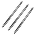 thumbnail image 4 of 3Pcs Filet Métrique Vis Robinet Roulement Acier Main Bouchon Robinet Fil Taraudage Forets M3, 4 of 8
