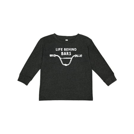 

Inktastic Life Behind Bars BMX Gift Toddler Boy or Toddler Girl Long Sleeve T-Shirt