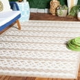 thumbnail image 2 of SAFAVIEH Cabana Ethan Geometric Indoor/Outdoor Area Rug, Natural/Ivory, 5'1" x 7'6", 2 of 13
