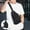 Black, variant on TERGAYEE External USB Charging Chest Bag Men's Waist Bag Shoulder Messenger Bag Crossbody Bags