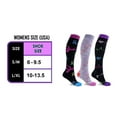 Extreme Fit Women's Compression Socks, 3 Pack Made for nurses, travel
