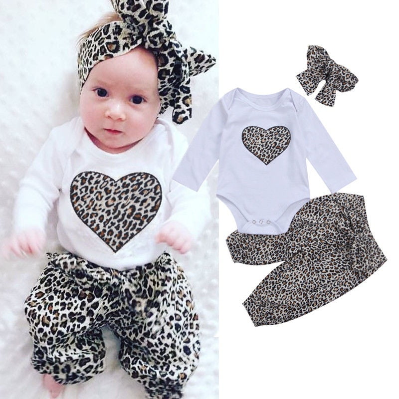 leopard newborn outfit