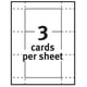 Avery Printable Index Cards with Sure Feed Technology, 3" x 5", White ...