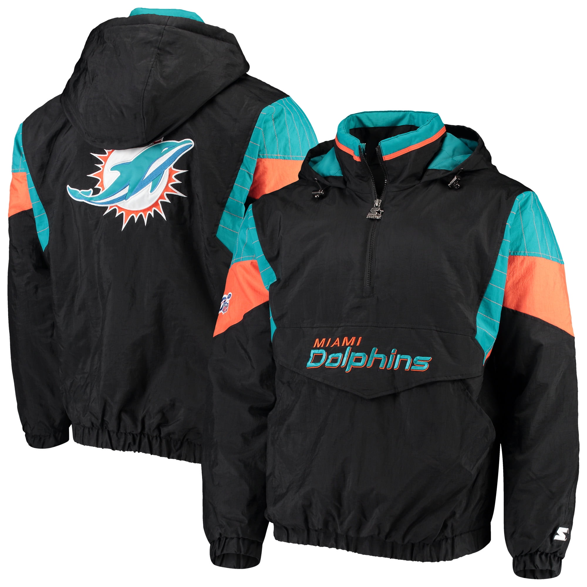 nfl half zip pullover starter jacket