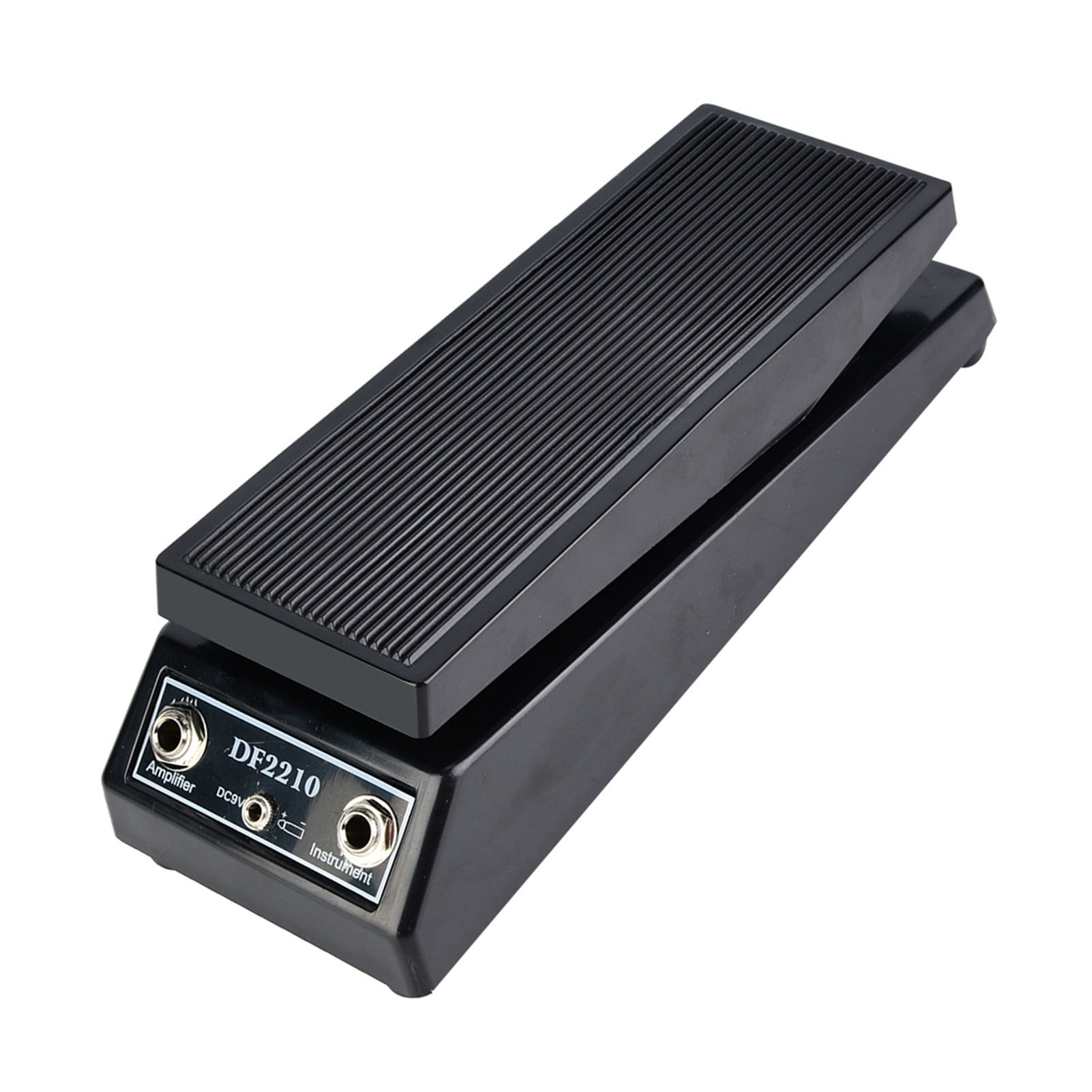 lWah Pedal Guitar DF2210 Classic Wah Guitar Effect Pedal Ideal for Band DJ Players Black 9.5 x 3.7 x 2.8in
