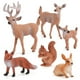 thumbnail image 1 of Figuras de animales del bosque NikouMX 6 piezas Juguetes de animales en miniatura, 1 of 8