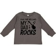 thumbnail image 3 of Inktastic For the Record, My Dad Rocks Boys or Girls Long Sleeve Toddler T-Shirt, 3 of 5
