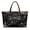 Boho Mandala Dragonfly, variant on ZUXONGSY Stained Glass Bee Print Tote Bag for Women Pu Leather Handle Handbag Waterproof Satchel Handbags with Inner Pocket for Travel Vacation